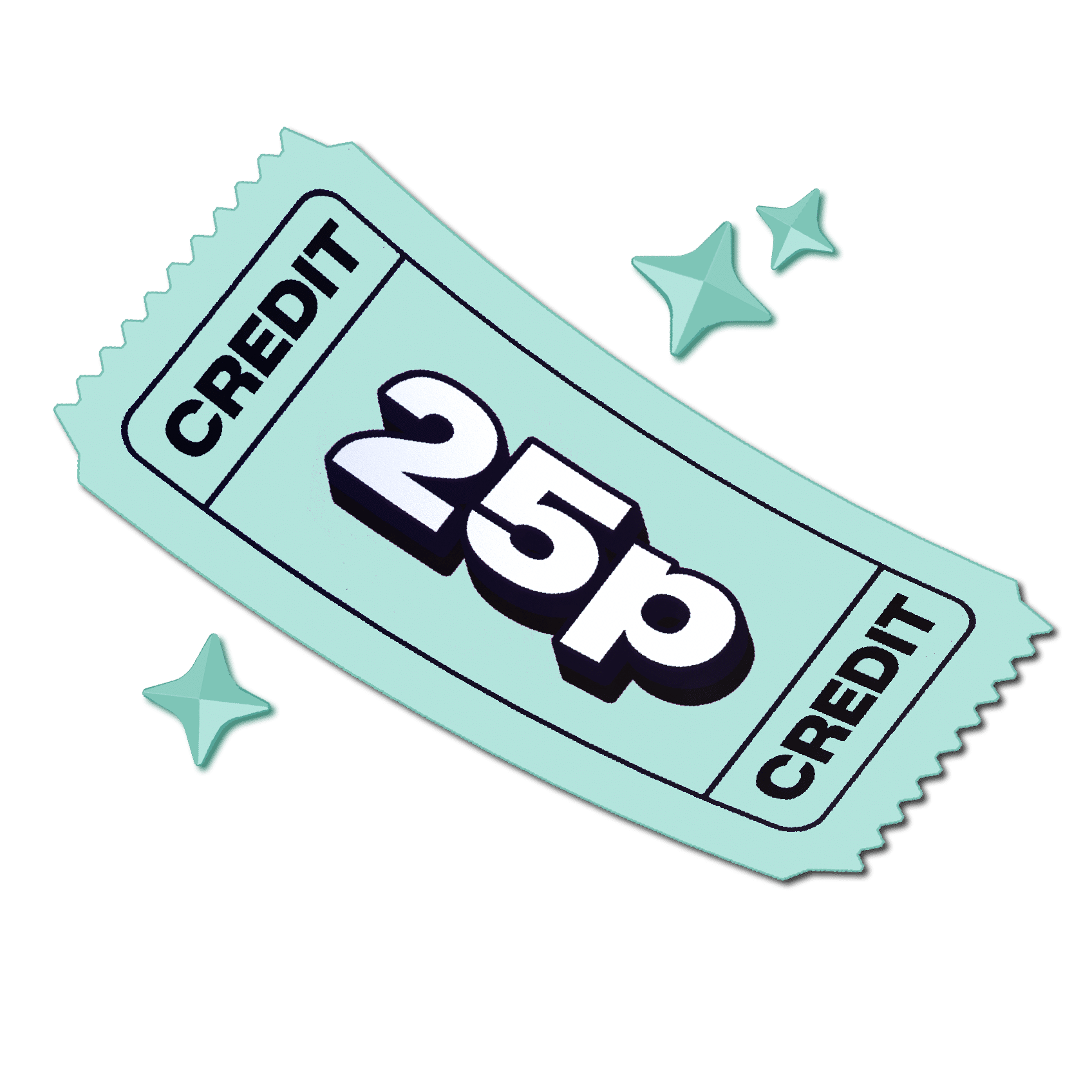 25p Credit