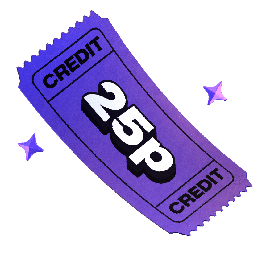 25p Credit