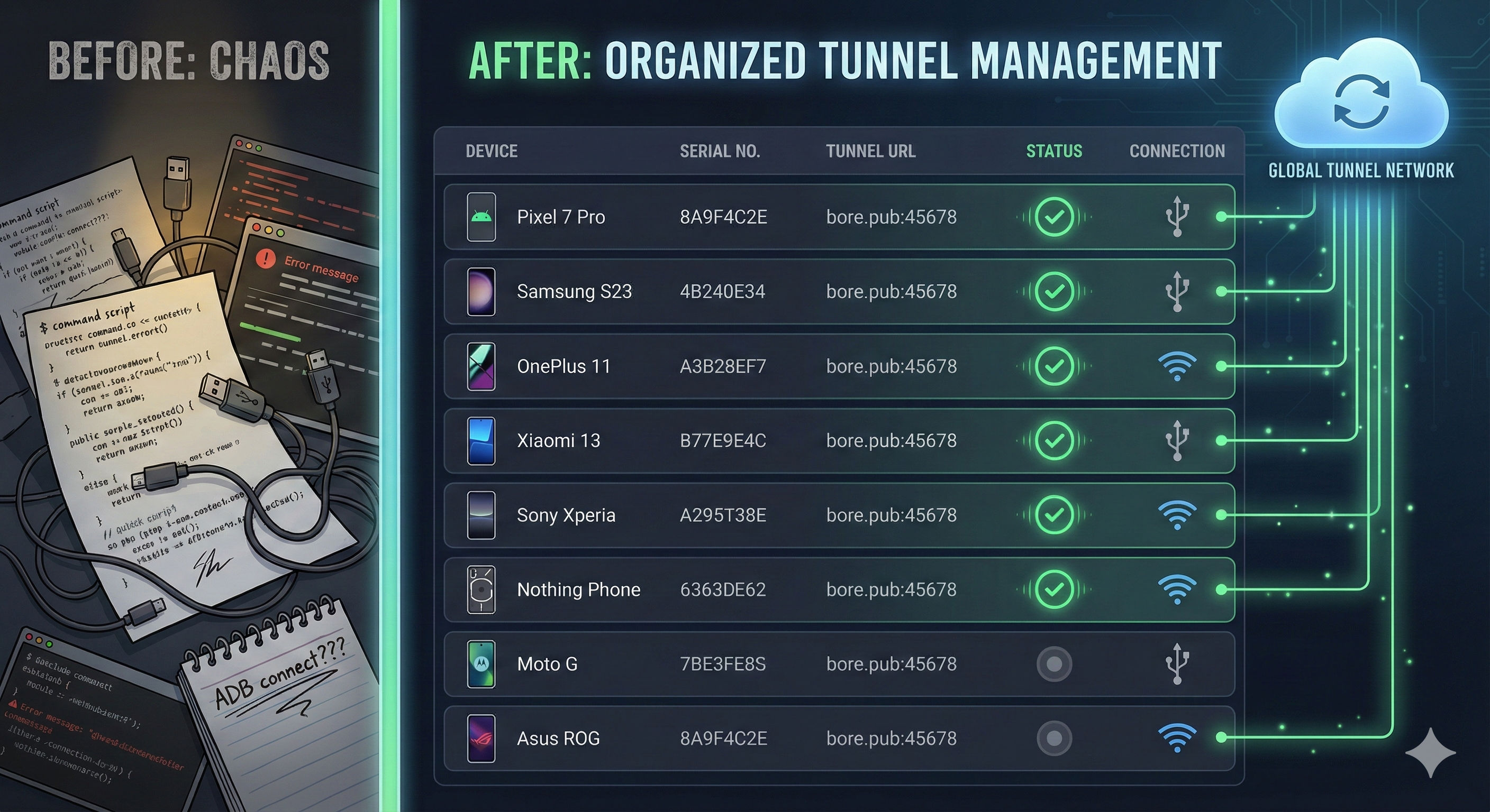 Tunnel Management