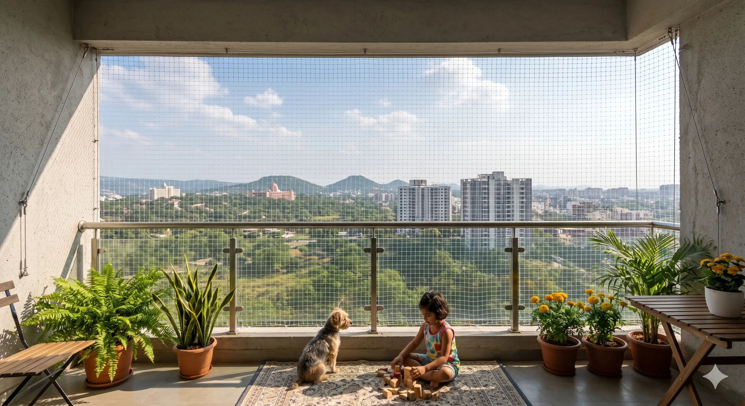 Balcony Safety Net For Child Pet