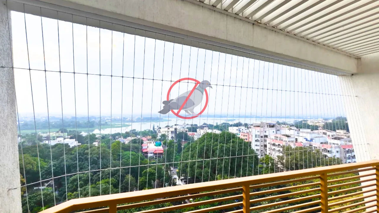 Invisible Grill for Bird Prevention