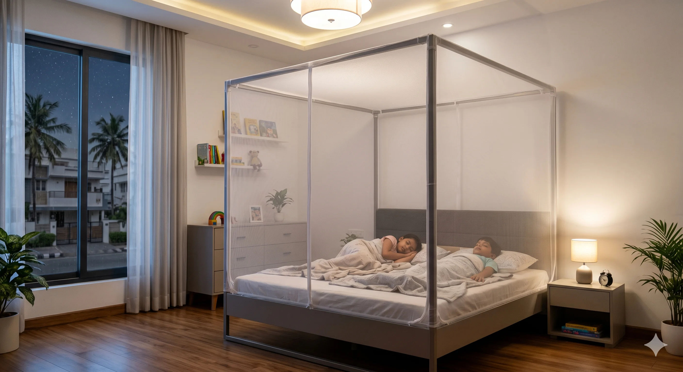 Mosquito Safety Net For Mordern Room