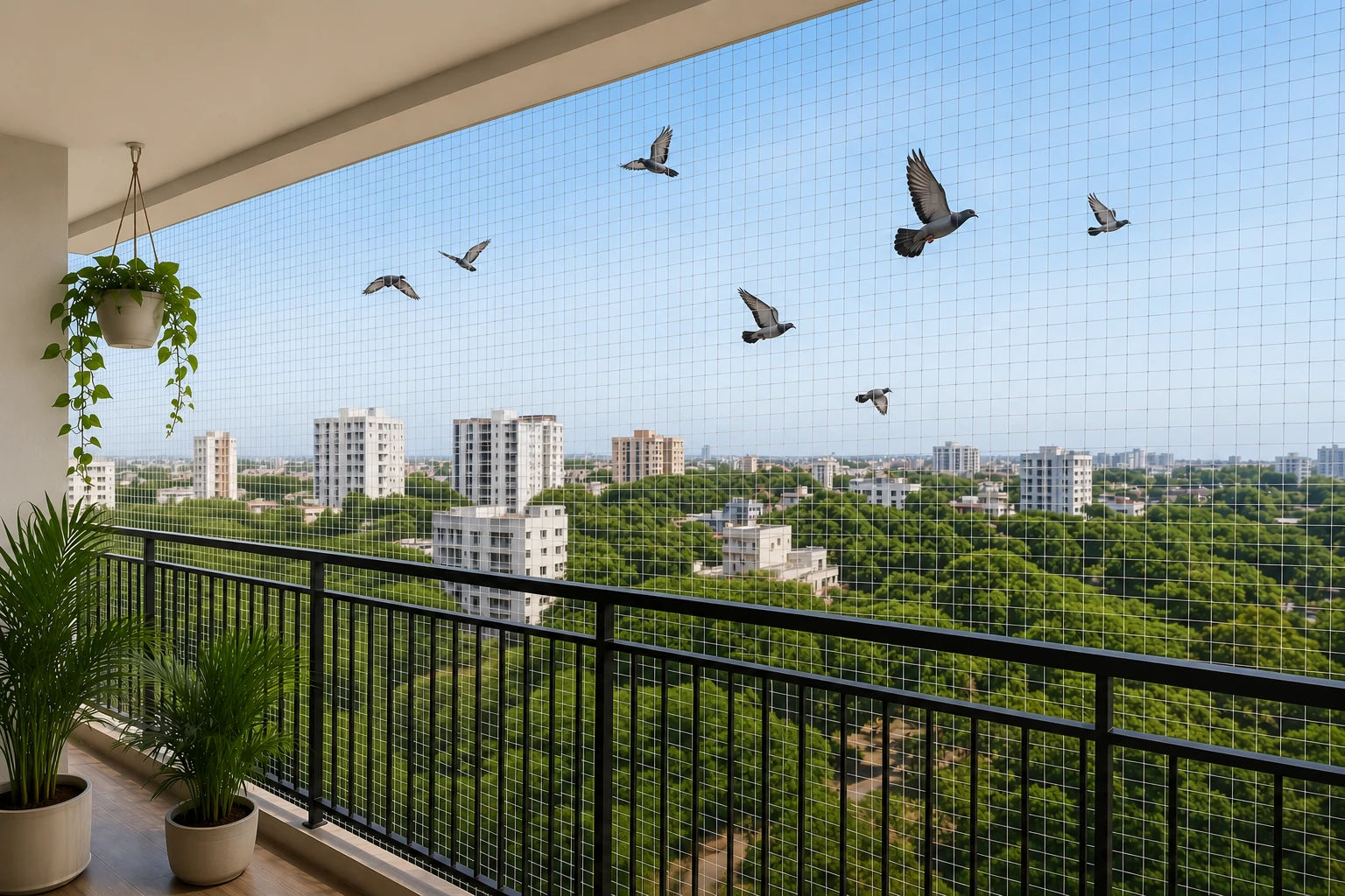 Nettingwork Anti Bird Net Balcony