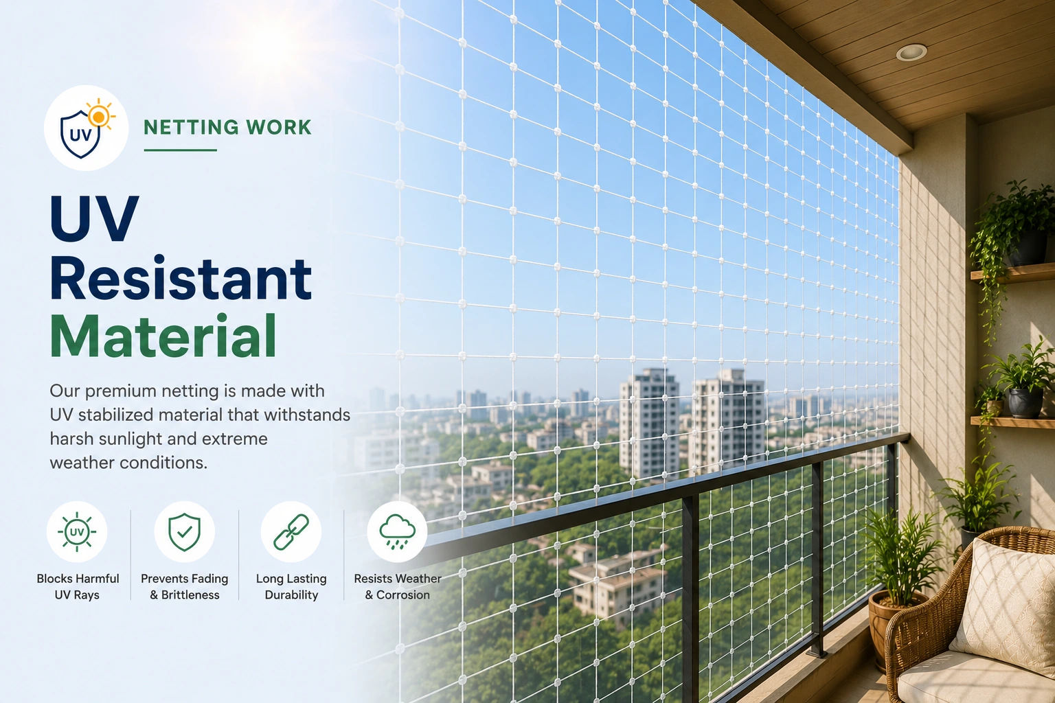 Nettingwork Uv Resistant Material