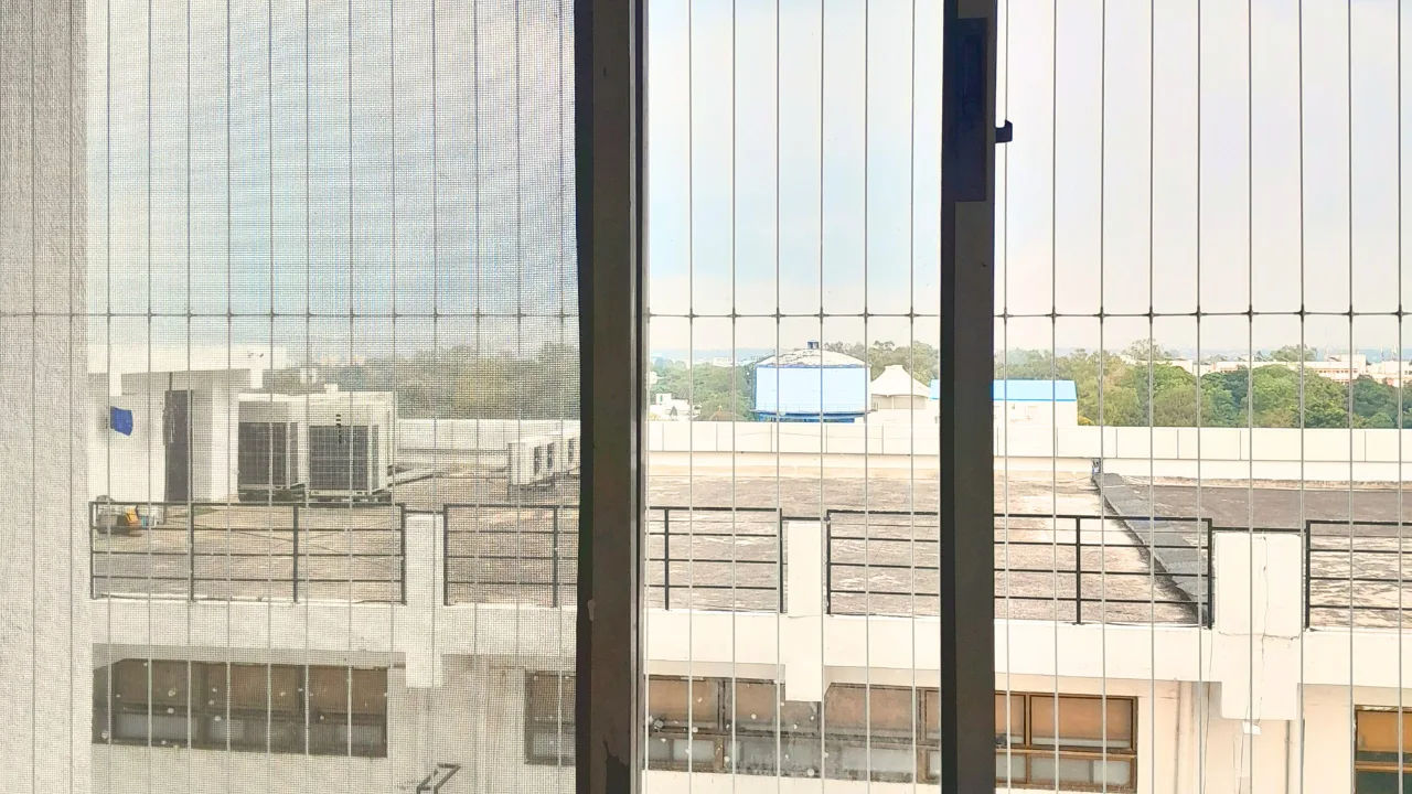 Invisible grill in windows in Ranchi 1280x720