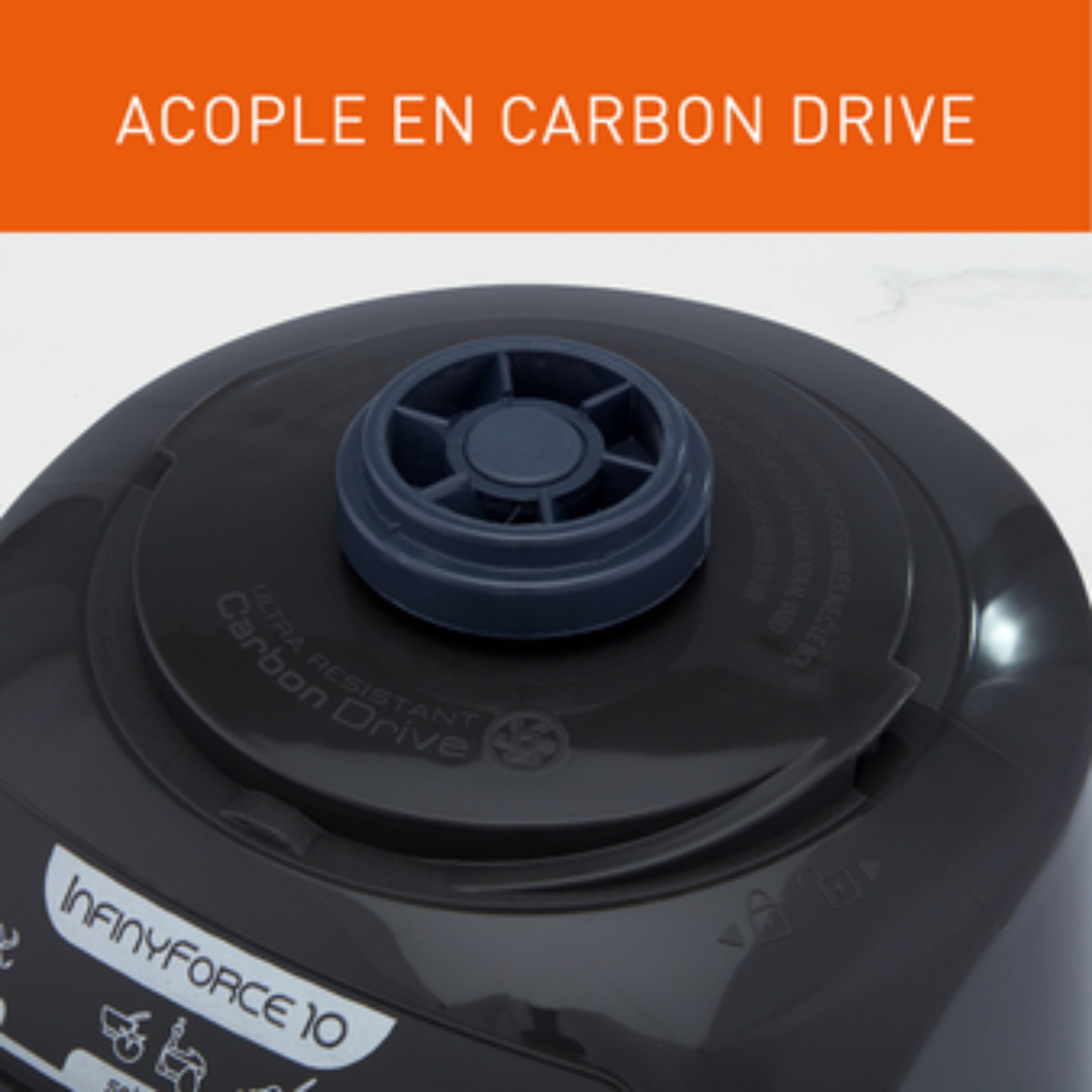 Licuadora Imusa Infiny Force XL 10 Velocidades Vaso de Vidrio Gris