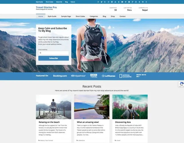Top 5 Theme WordPress đẹp làm du lịch