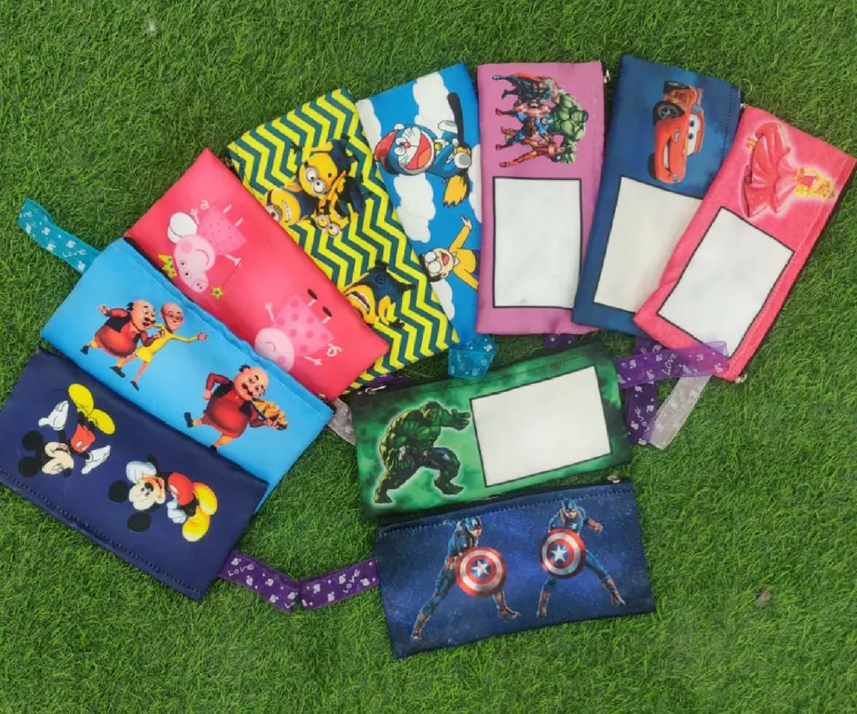 Sublimation Cartoon Pencil Pouch