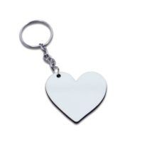 Sublimation MDF Keychain Heart Classic