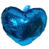 Sublimation Magic Cushion Heart Blue