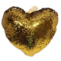 Sublimation Magic Cushion Heart Golden