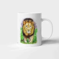 Gir Lion on Coffee Mug