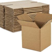 Corrugated Box 3 Ply 5x5x9 Inch