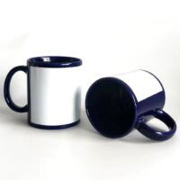 Sublimation Blue Patch Mug