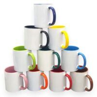 Sublimation Inner Color Handle Mugs