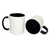 Sublimation Inner Color Handle Mug Black