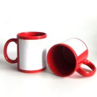 Sublimation Patch Mug Red