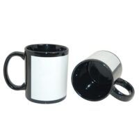 SublimationWala Patch Mug Black