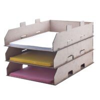 MDF Wooden Paper Organiser Tray