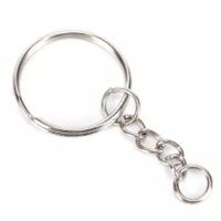 Open Jump Ring Connector Keyrings Split Keychains for DIY