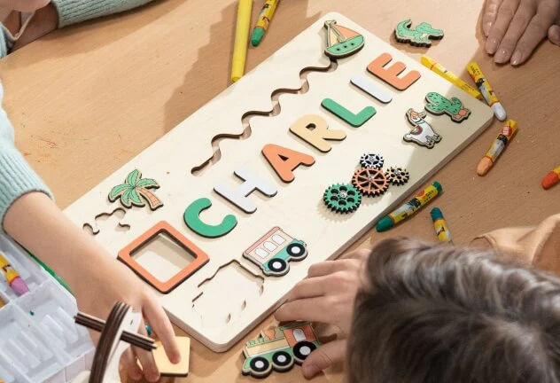 Manufacturer of Laser Cut Name Puzzles