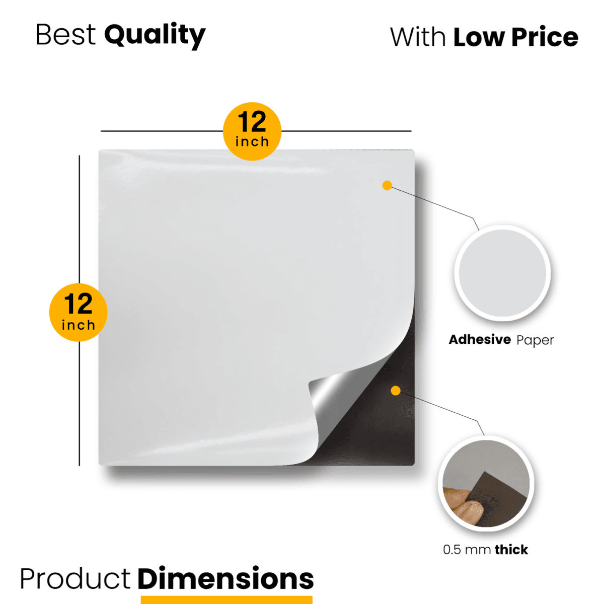 Latest Products 8 Self Adhesive Flexible Magnetic Sheet