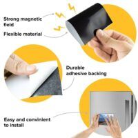 Self Adhesive Flexible Magnetic Sheet Usage