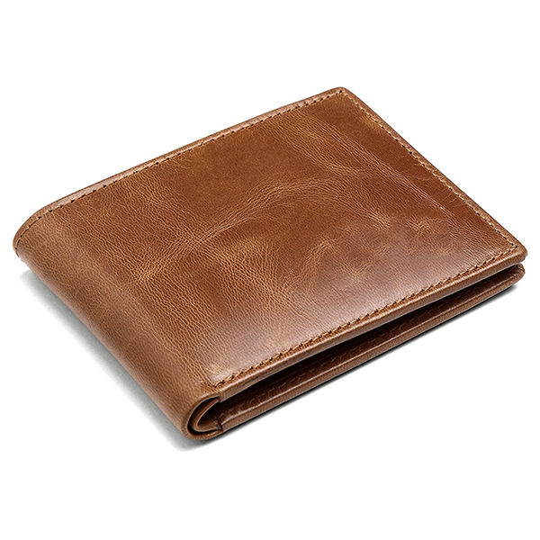 Buff Carrier Leather Wallet for Men's