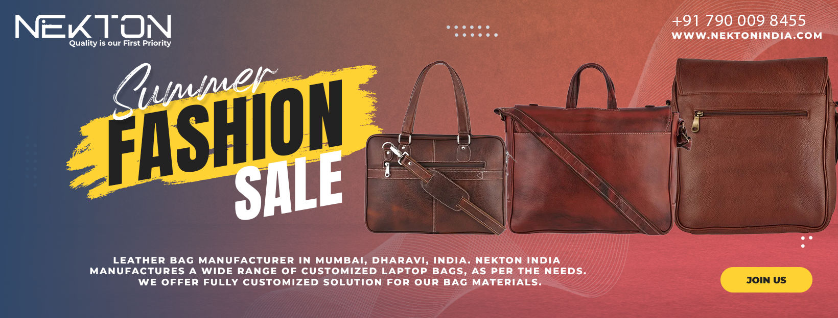 Fashion Leather Handbag Manufacturers & Suppliers in India