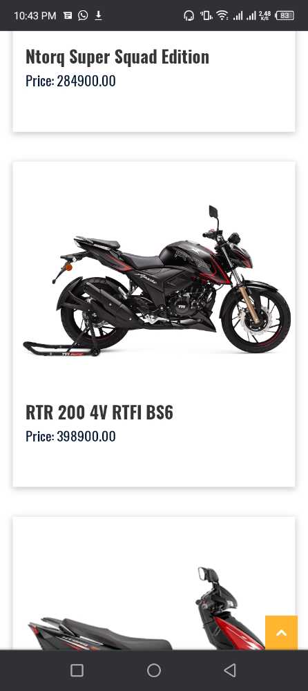 used Bike on sale at Ramrogaadi 2
