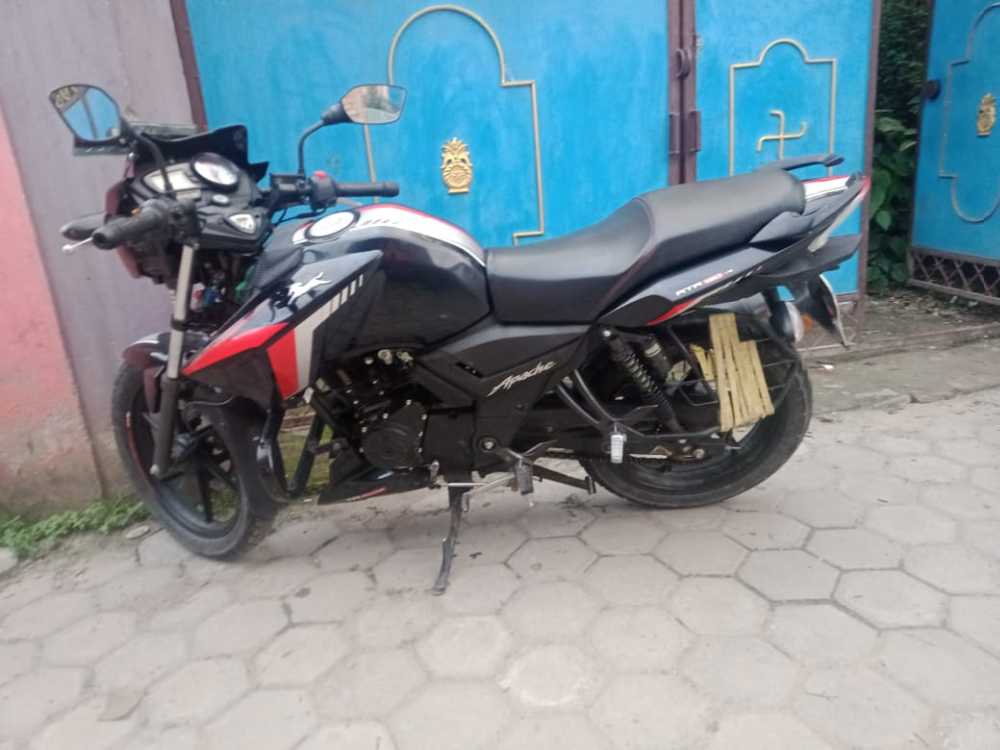 Second hand 2022 TVS Apache RTR 160 bike for Sale High Quality Pre Owned Motorcycles at RamroGaadi title
