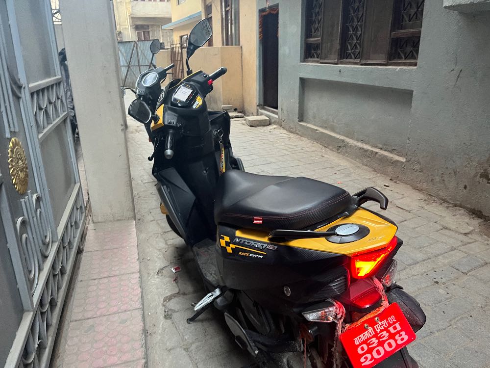Used 2021 TVS NTORQ 125 bike for sale in Kathmandu - Image 2 of 3