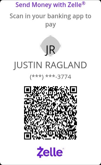 Zelle QR code — scan to send $1,500 deposit