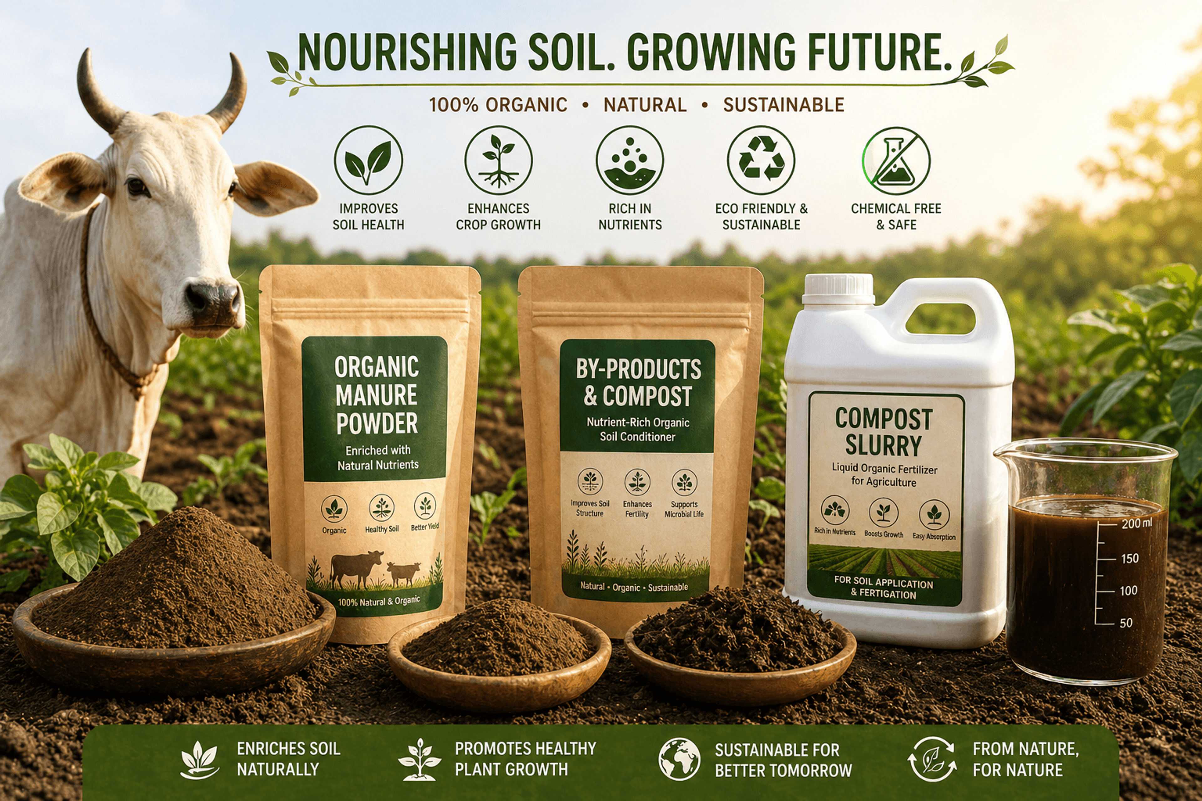 Agro-Waste Soil Revitalization