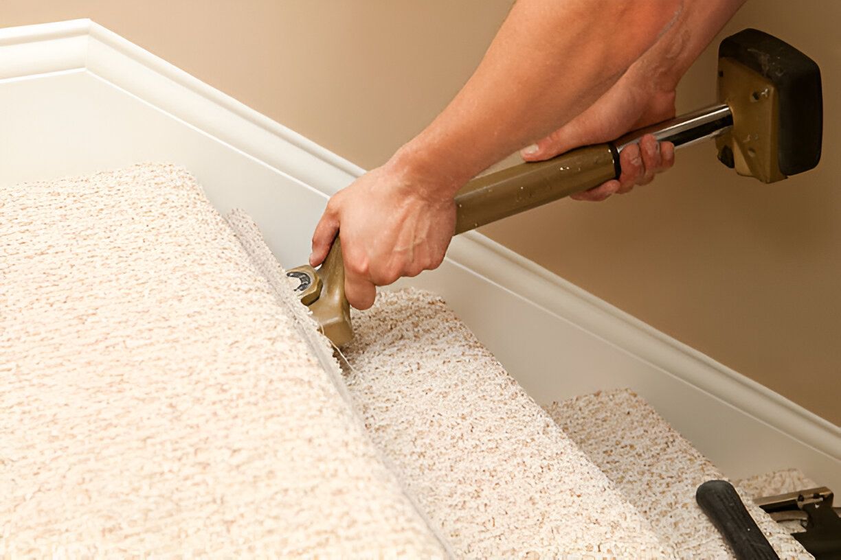 Berber carpet installation