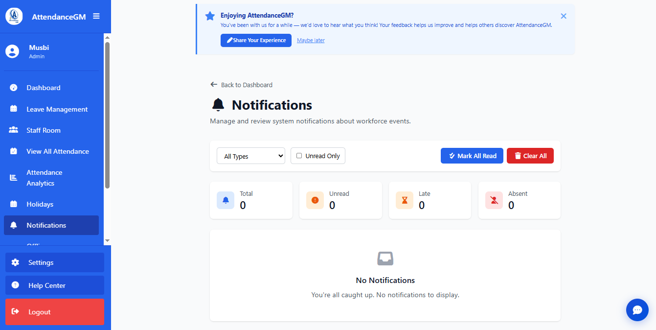 Notifications