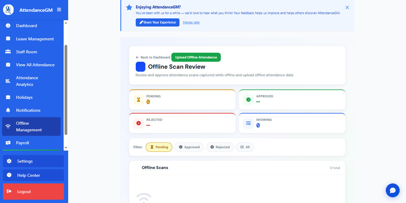 Offline Management