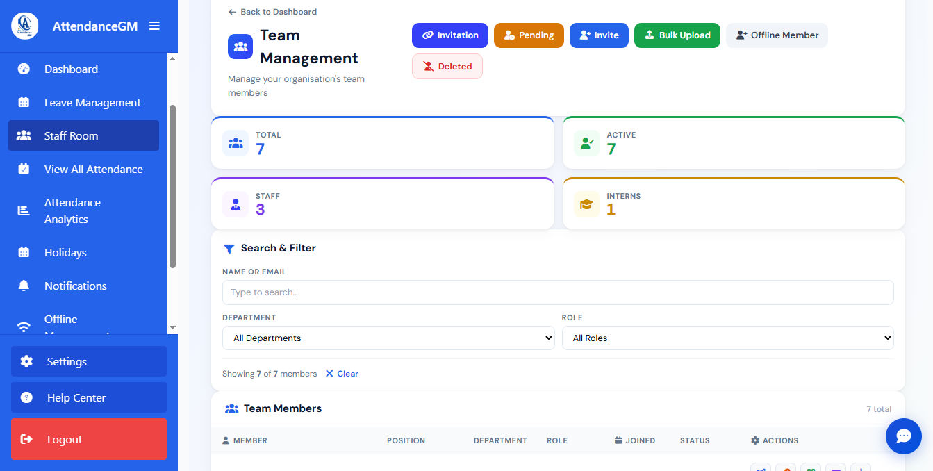 Team Management