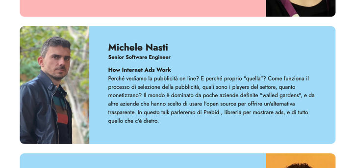 Il summary del mio talk