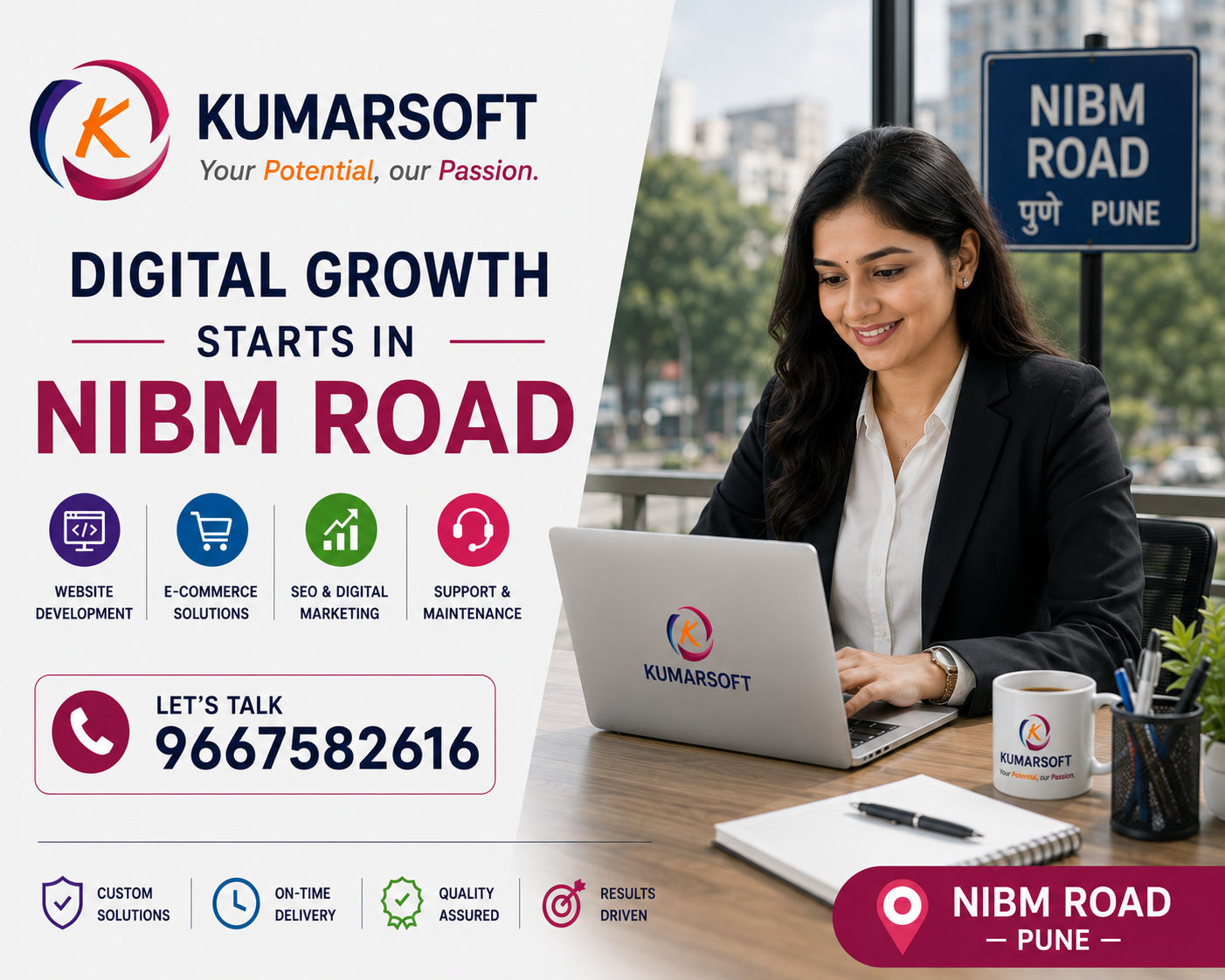 Website Development in NIBM Road