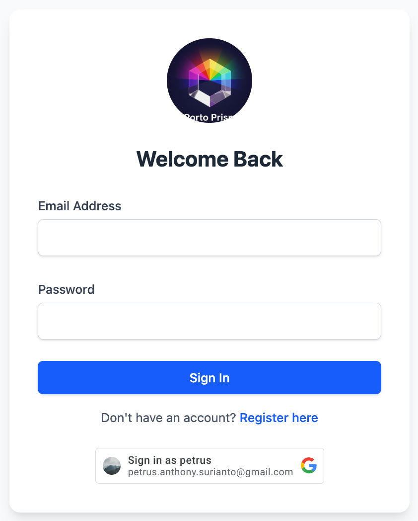 Porto Prism (Stock Investment Web App with AI)