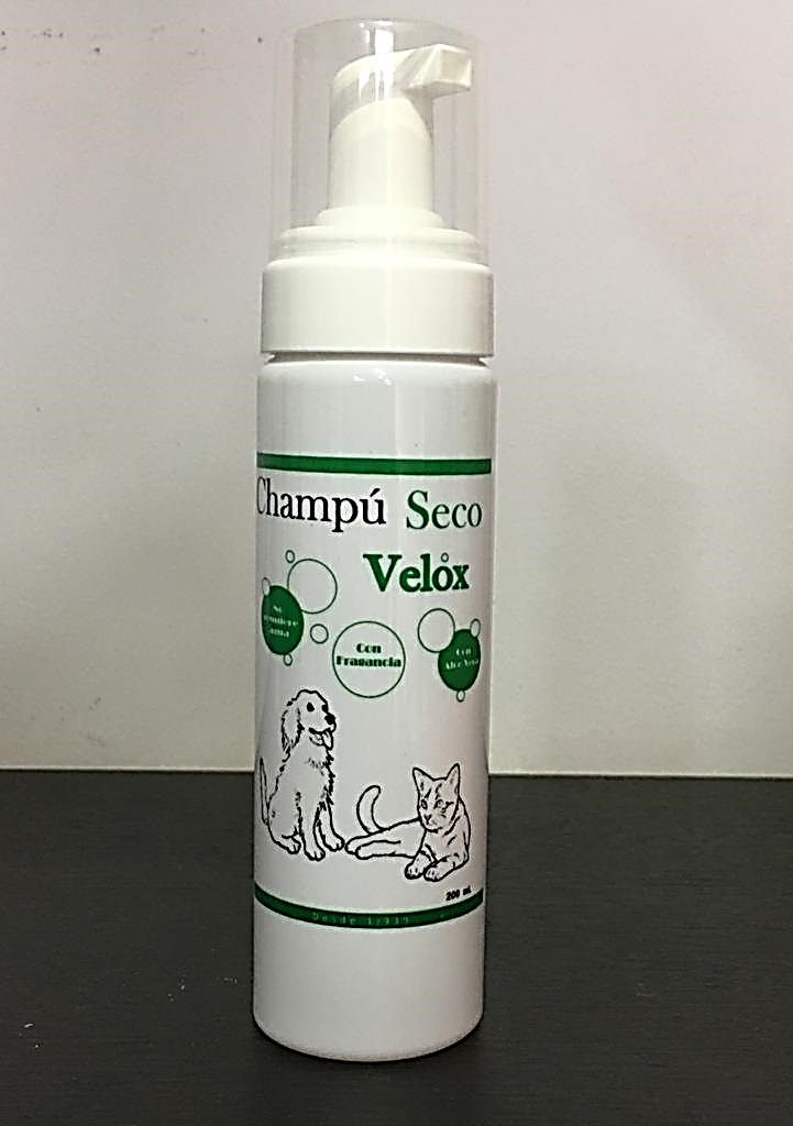 Champú seco en espuma para mascotas