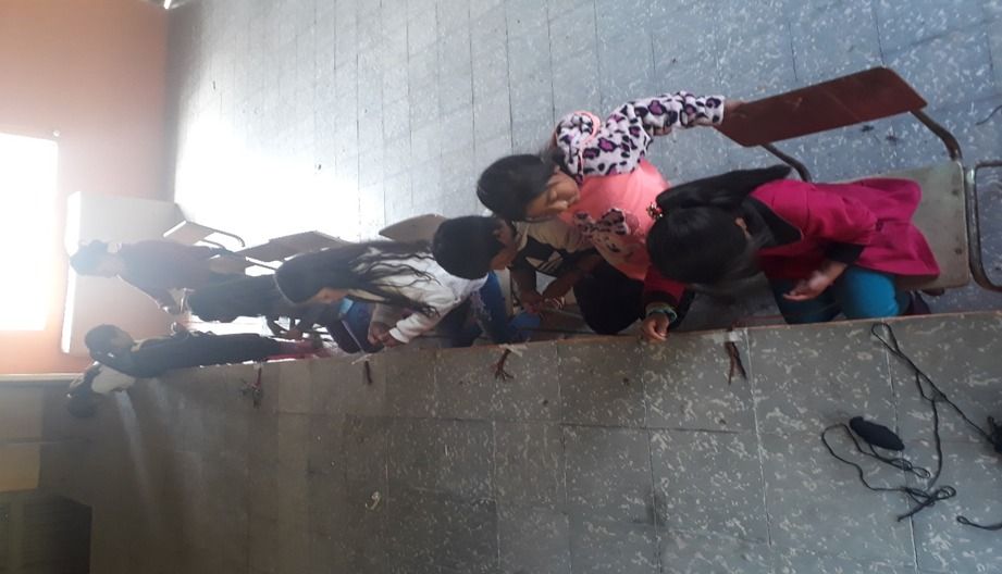 Macramé y croché con niñas y niños