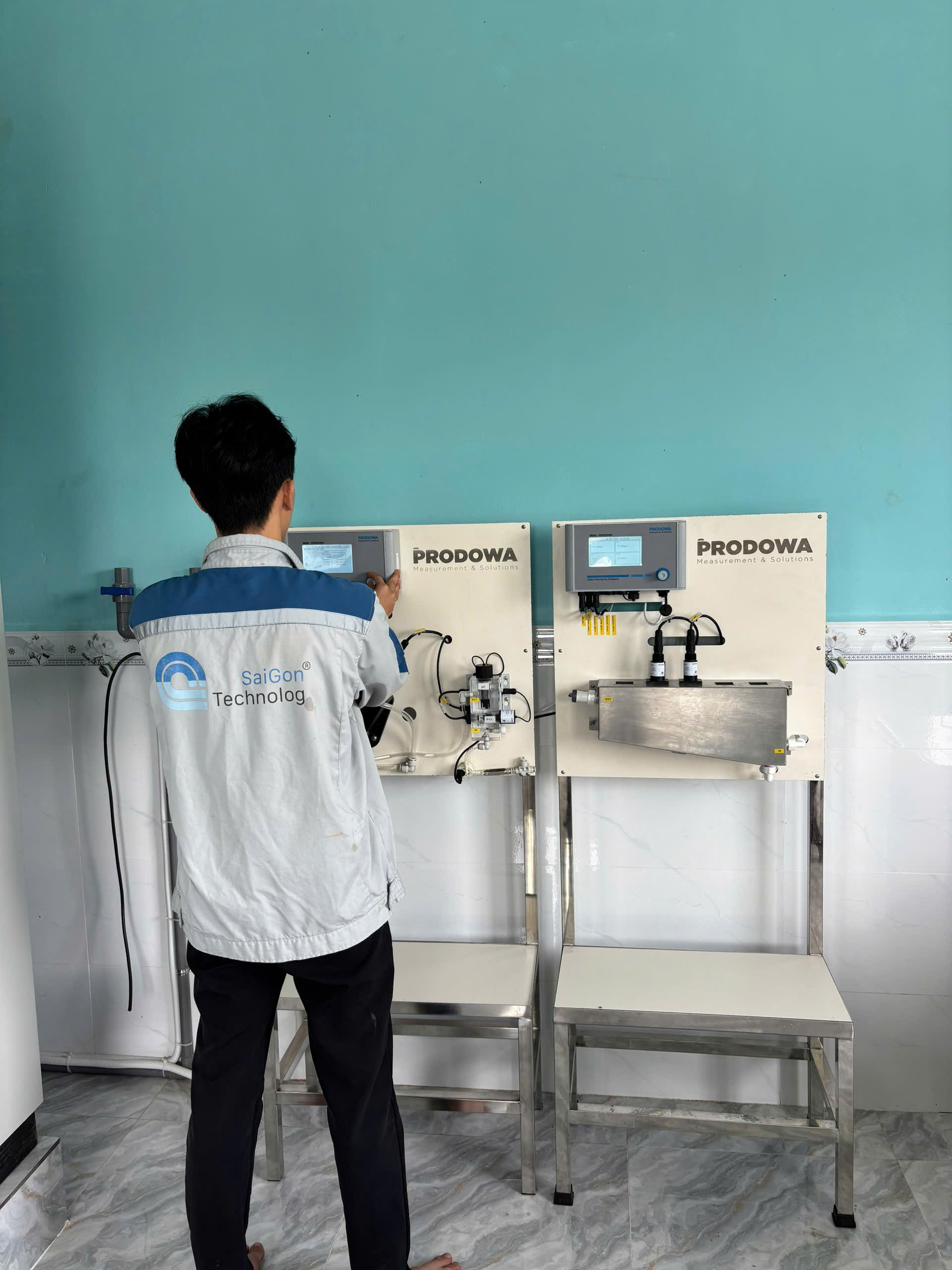Cung cấp lắp đặt hệ thống quan trắc nước cấp cho Nhà máy Hòa Bình