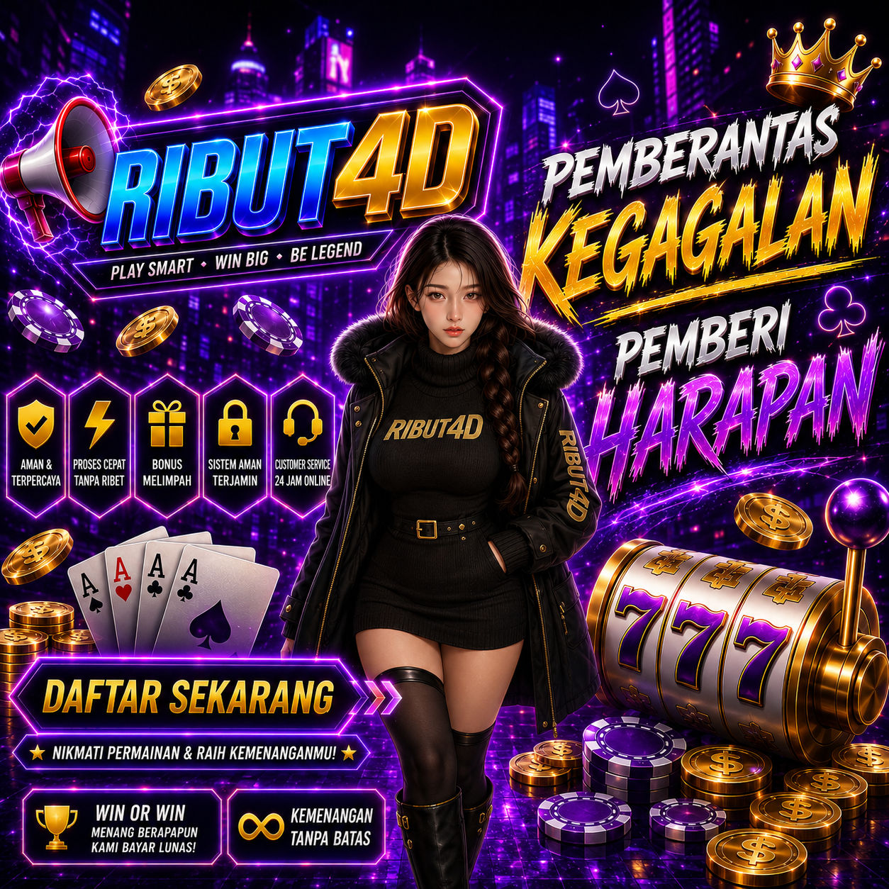 RIBUT4D > Pemberantas Kegagalan dan Pemberi Harapan Situs Games Online Terbaik Asia
 by Hey siriusly