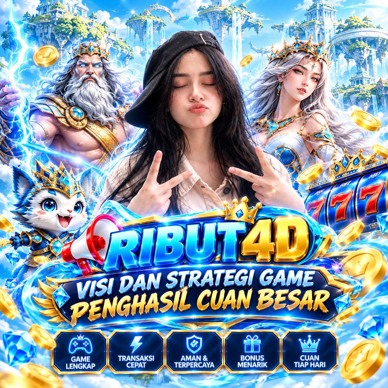 RIBUT4D >> VISI DAN STRATEGI GAME PENGHASIL CUAN BESAR
