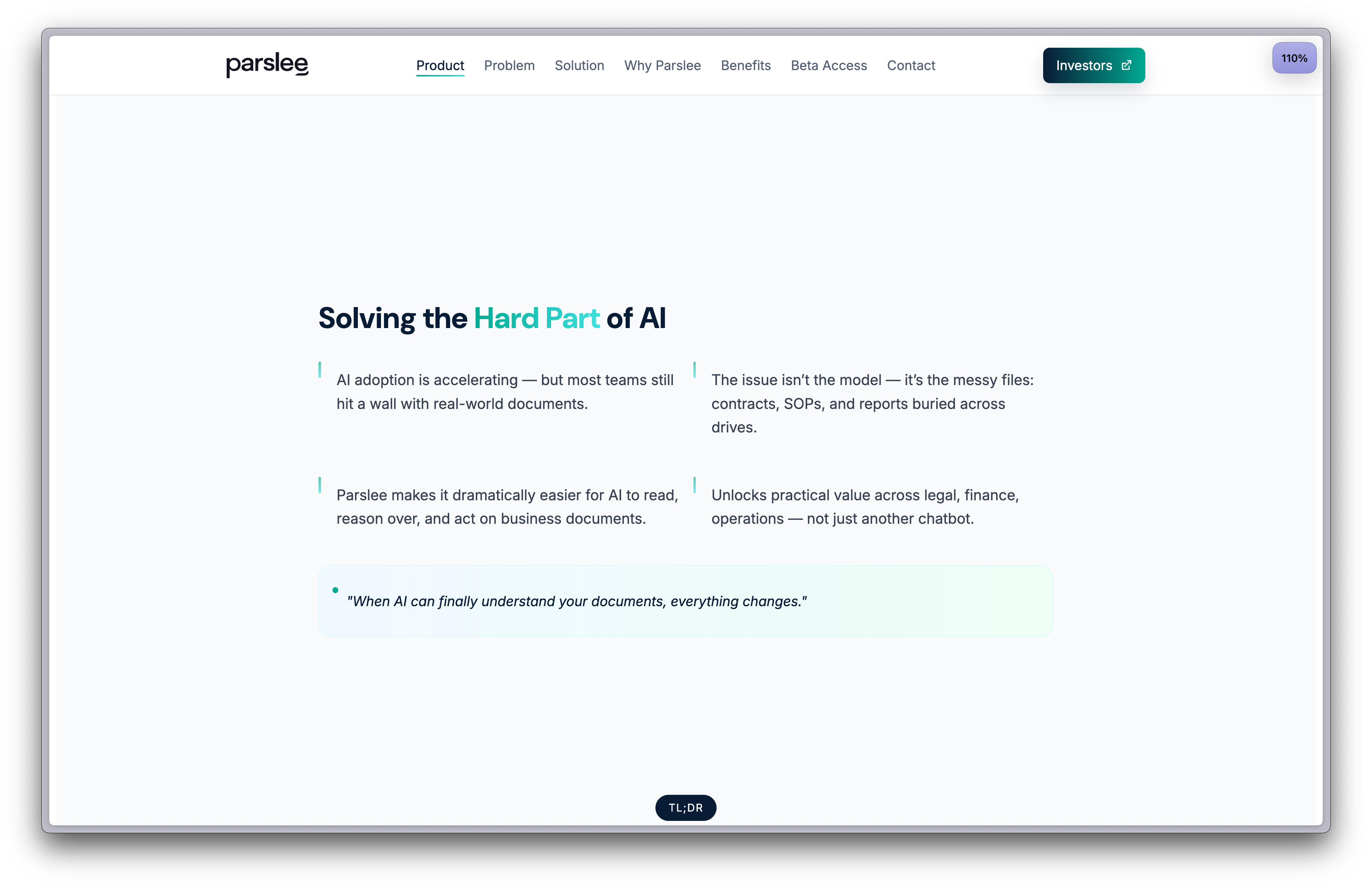 Cilantro Site Screenshot