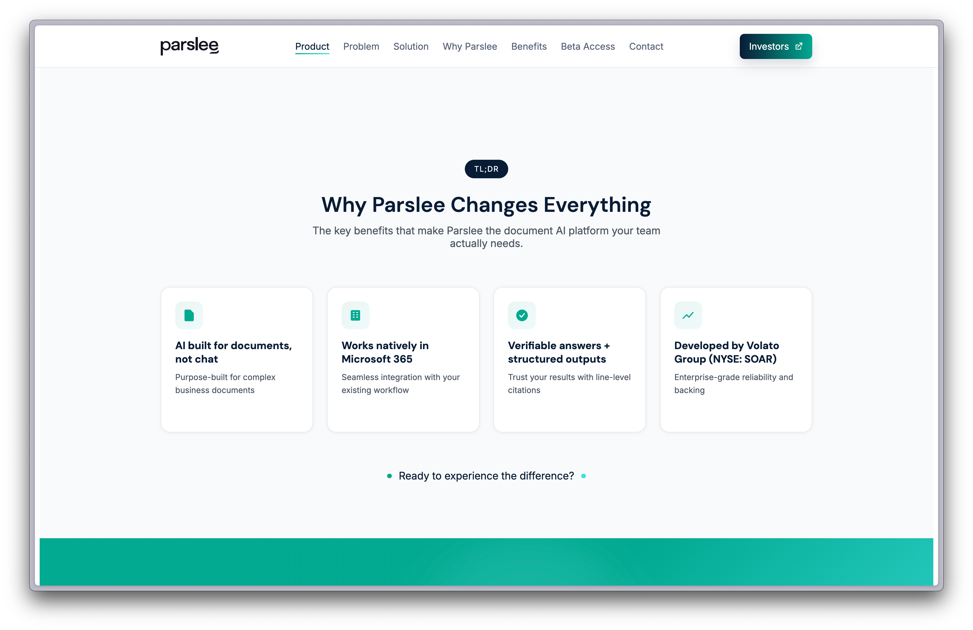 Cilantro Site Screenshot