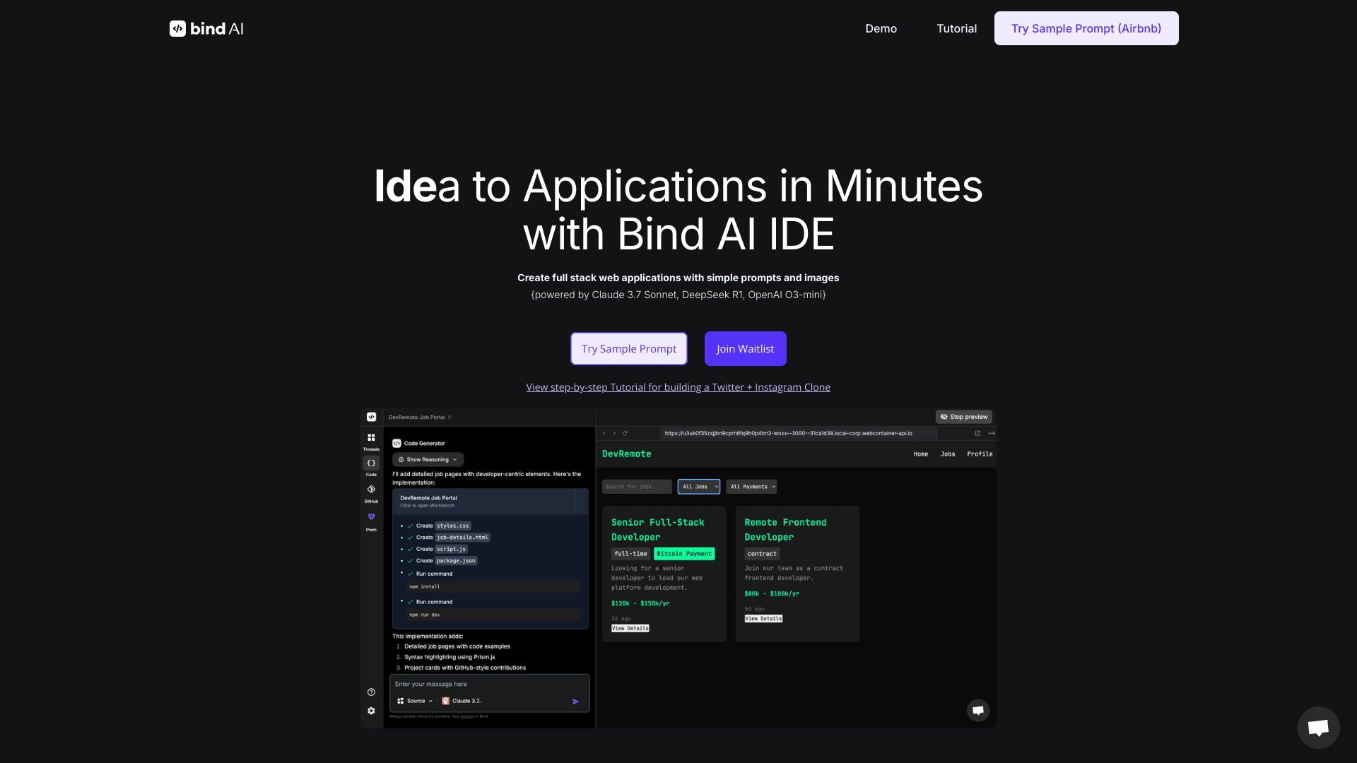 An IDE alternative to Lovable, Cursor, Replit