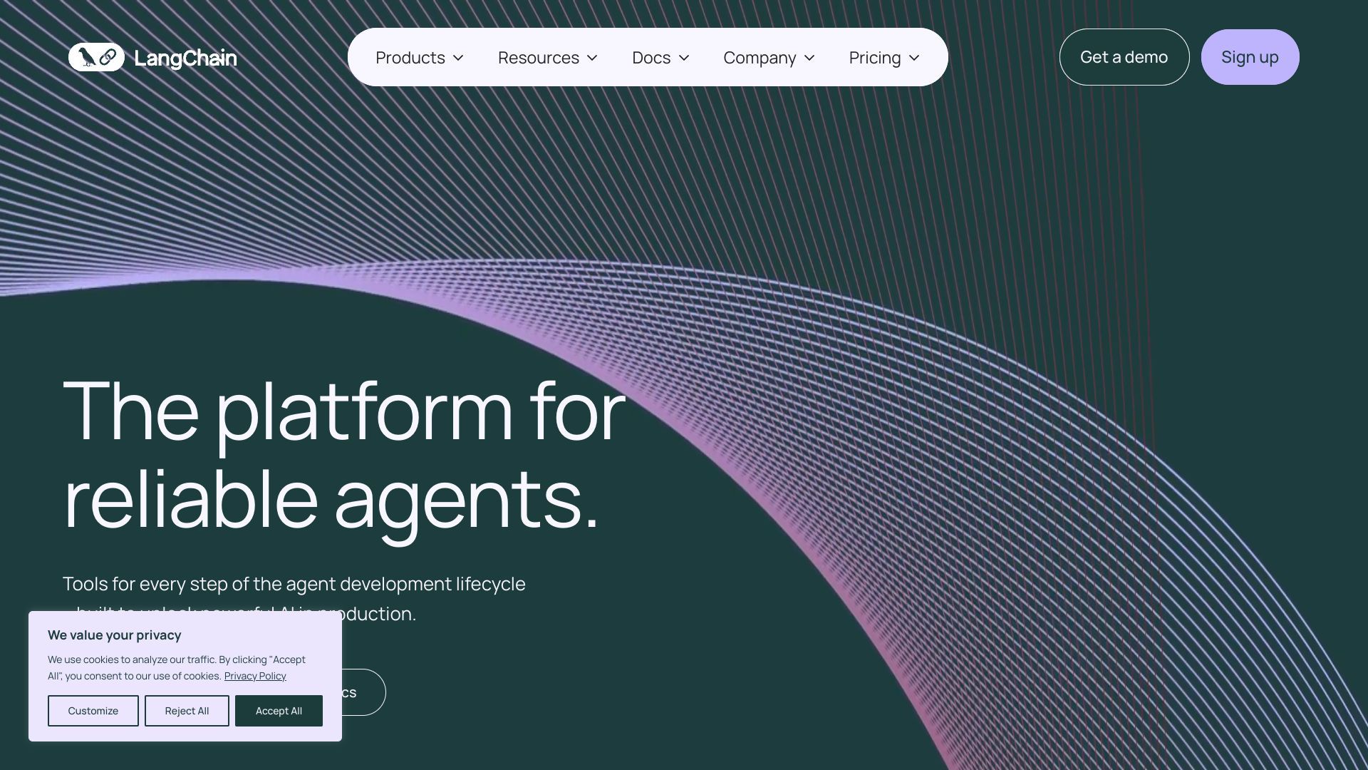 Applications that can reason. Powered by LangChain.